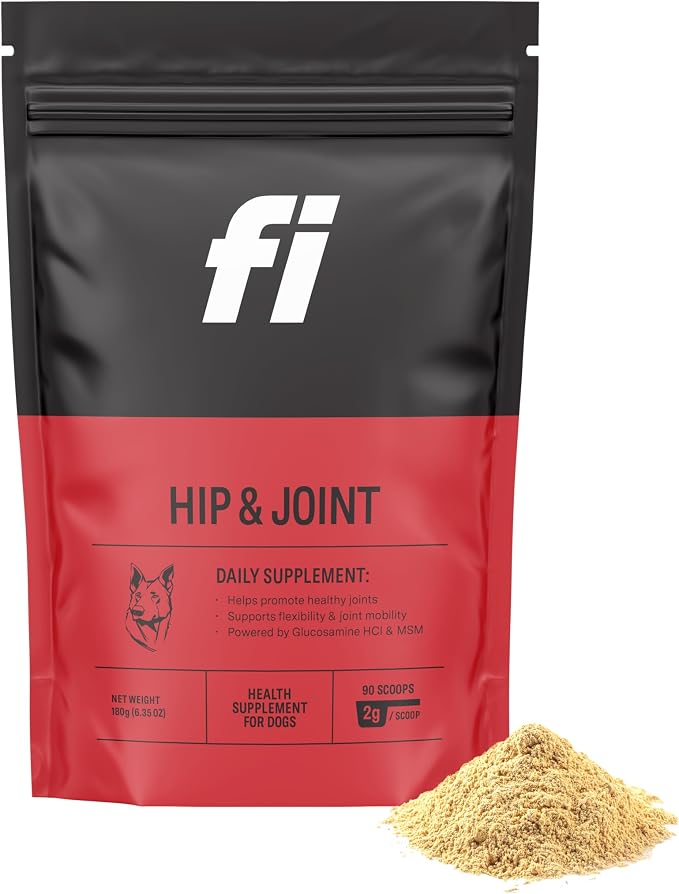 Fi Hip & Joint Supplement for Dogs, Glucosamine, Chondroitin & MSM