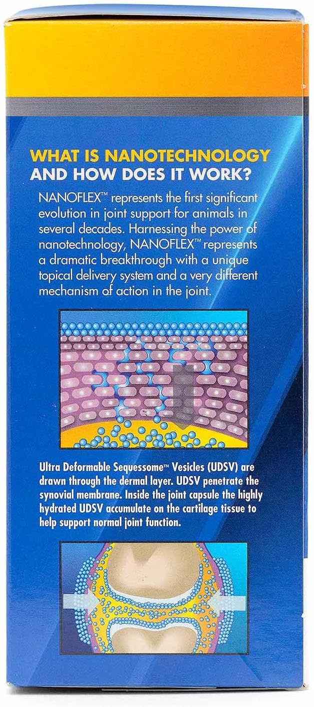 Grand Meadows Nanoflex Advanced Topical Joint Support for Horses, Dogs & Cats, 4 oz – Pet Mobility & Flexibility Aid, Daily Comfort Formula for Active, Aging & Performance Animals