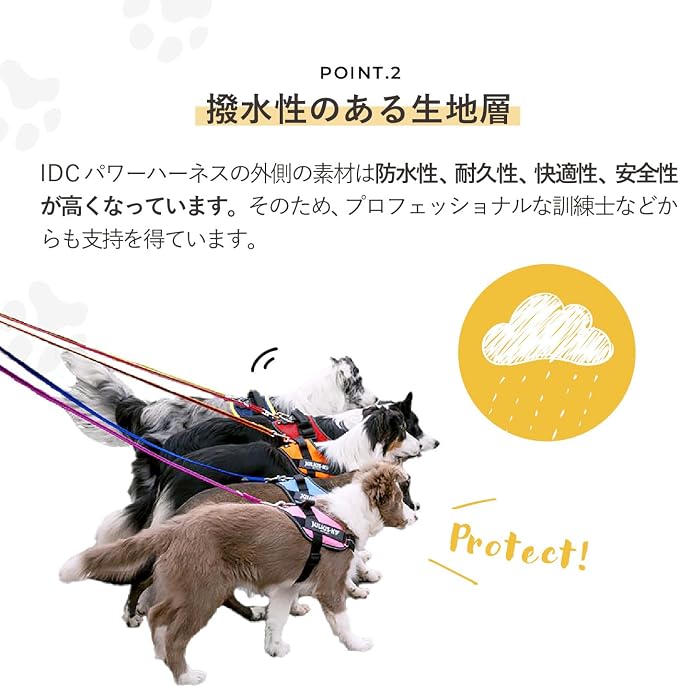 Julius-K9 IDC Power Harness, Size: L/1, Arabesque Red