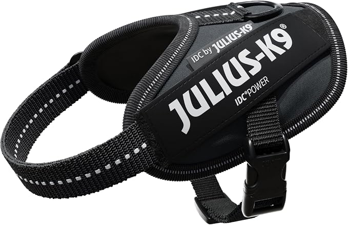 Julius-K9, 16IDC-ANT-B2, IDC Powerharness, Dog Harness, Size: Baby 2, Anthracite
