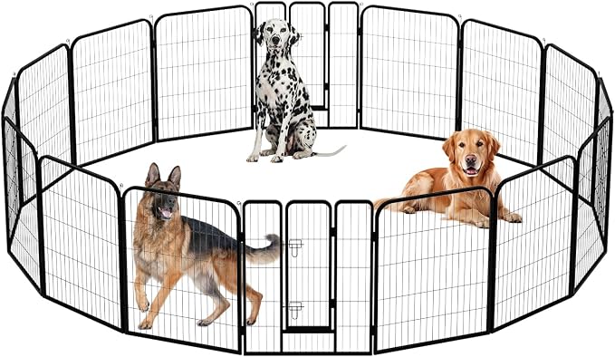 FDW Dog Playpen Kennel, 40in 16 Panels