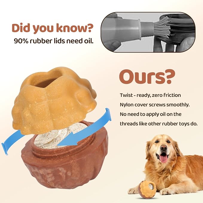 Dog Treat Dispensing Enrichment Toys for Aggressive Chewers to Keep Them Busy，Interactive Indestructible Frozen Treat Molds Toy for Small Large Pet Dogs (Treat Toy)