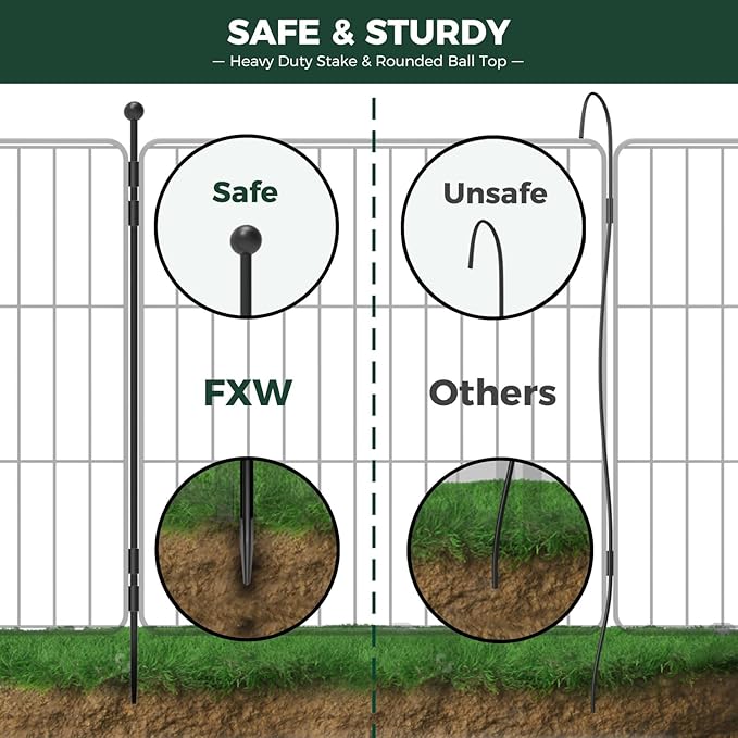 FXW MiniPaws Unleashed Dog Playpen, 24in 16 Panels
