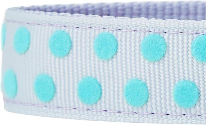 Blueberry Pet Polka Dots Femal Dog Leash for Girl Dogs, for Small Dogs, Pastel Purple 5 ft x 5/8" "