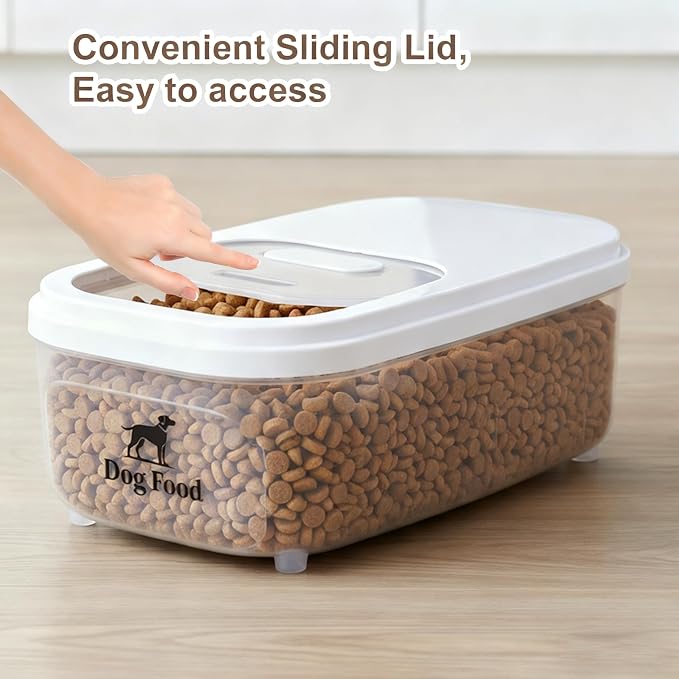Dog Food Storage Container, 6L, Clear