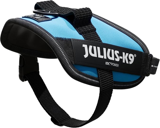 Julius-K9, 16IDC-AM-MM, IDC Powerharness, Dog Harness, Size: Mini-Mini, Aquamarine