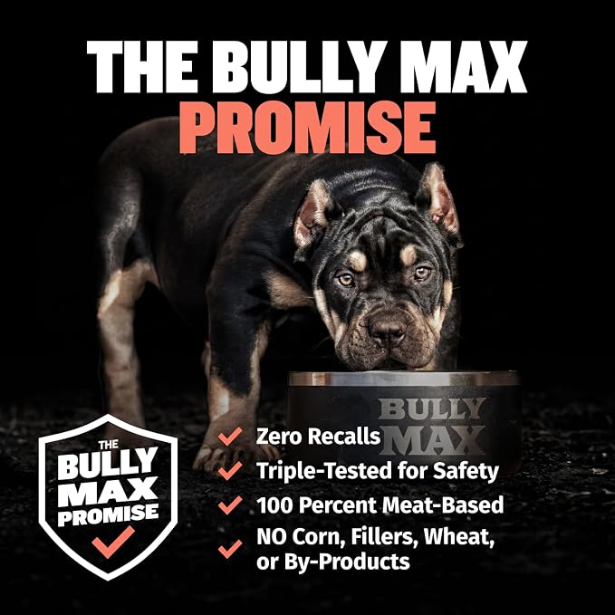 Bully Max 2-in-1 Puppy Vitamins - 30 Chewable Tablets for Growth & Development of Puppies - Multivitamin Treats & Essential Dog Supplements for Small Dogs & Large Breed Growing Pups - 3 Bottles
