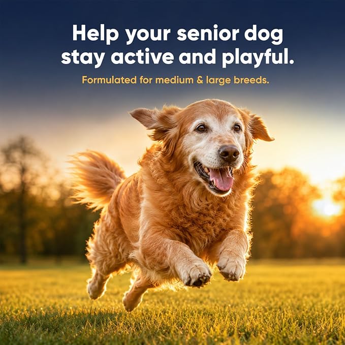 Liquid Hip & Joint Supplement for Senior Dogs 16 fl oz with Dropper