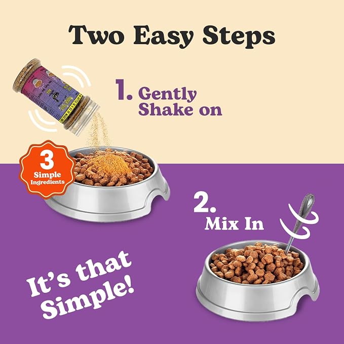 Magic Dust Duck Jerky Topper, Single Protein Pet Food Topper for Dogs & Cats, Enhance Flavor & Elevate Mealtime Excitement for Picky Eaters, Made in USA - 8 Ounce Bottle