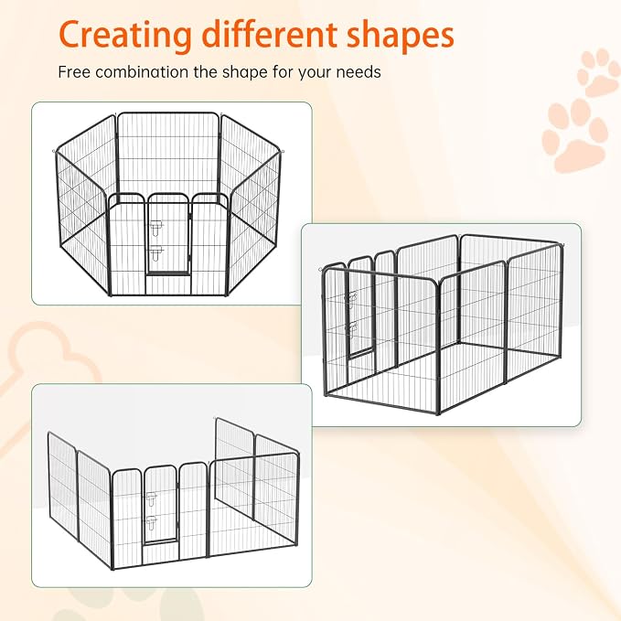 FDW Dog Playpen Kennel, 32in 6 Panels