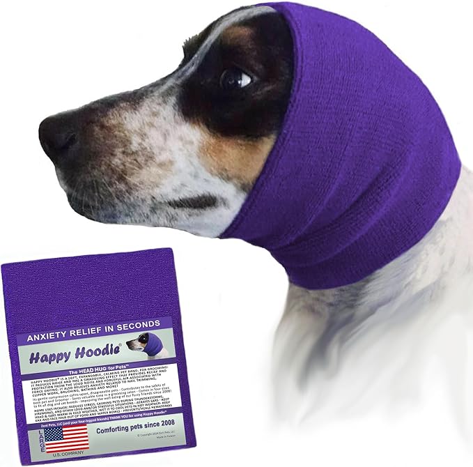 Happy Hoodie The Original Dog & Cat Calming Band for Noise & Anxiety Relief