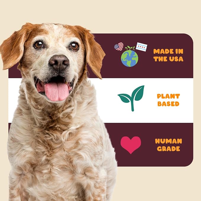 PETIPET Turmeric + Curcumin - Natural, Human-Grade Allergy Relief Soft & Chewy Chews, Hip and Joint Supplement, and Anti-Inflammatory for Dogs