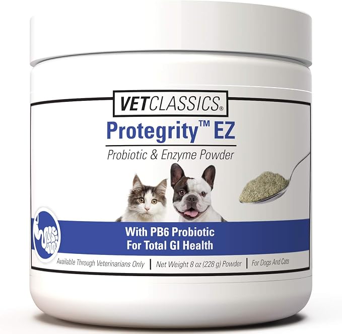 Vet Classics Protegrity EZ Probiotic Supplement for Dogs & Cats - 8 Oz
