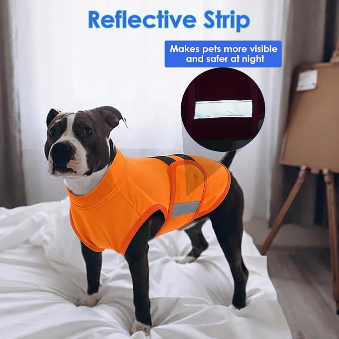 MIGOHI Dog Anxiety Relief Coat, Large, Large, Orange