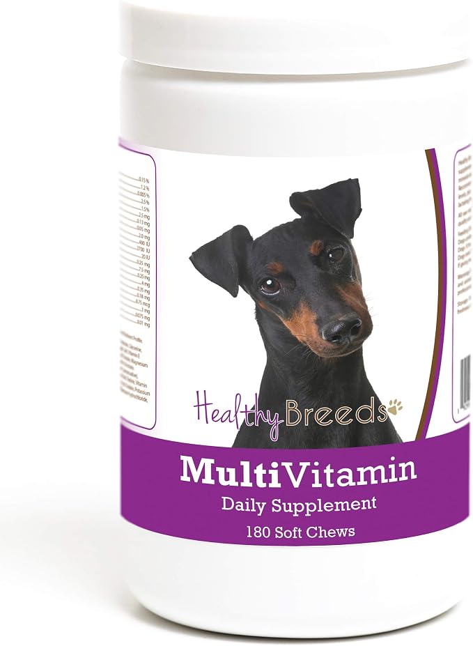 Healthy Breeds Manchester Terrier Multivitamin Soft Chew for Dogs 180 Count