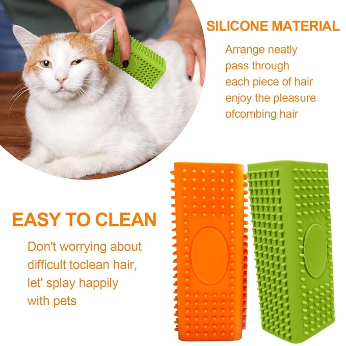 2pcs Pet Hair Remover, 2-Pack, Small, Blue