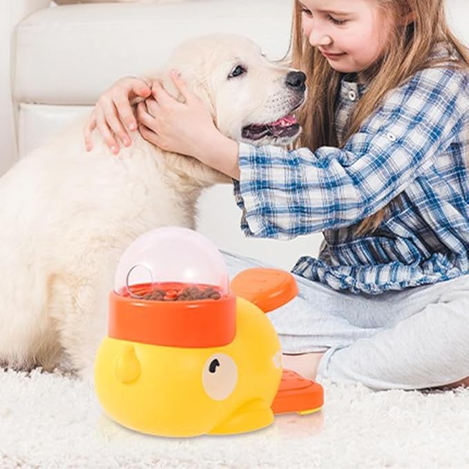 Small Dog Interactive Treat Dispenser Toy, Food Puzzle Slow Feeder