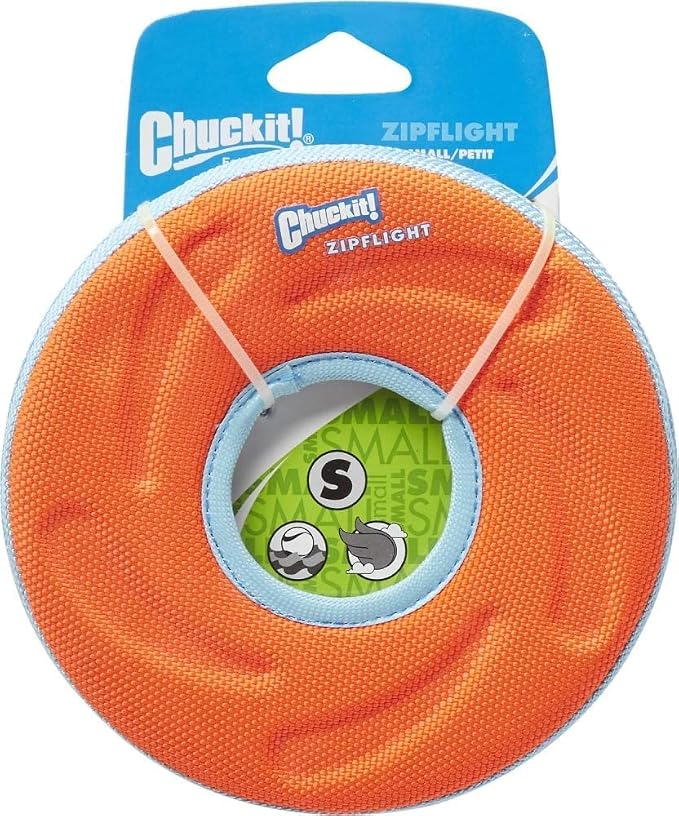 Chuckit! Zipflight Amphibious Flying Ring - Assorted Small - 6 Inch Diameter (1 Pack) - Pack of 2