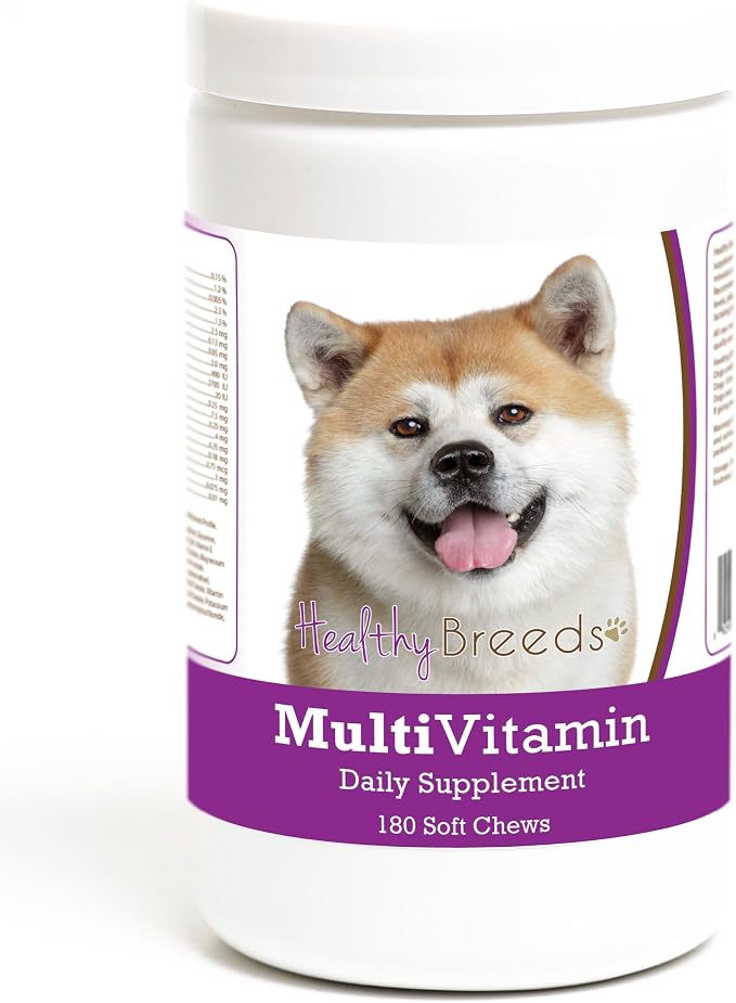 Healthy Breeds Akita Multivitamin Soft Chew for Dogs 180 Count