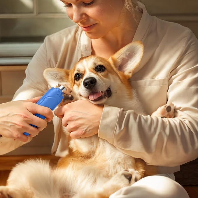 YABIFE Dog Nail Grinder, Dog Nail Trimmers and Clippers Kit, 3 Speeds