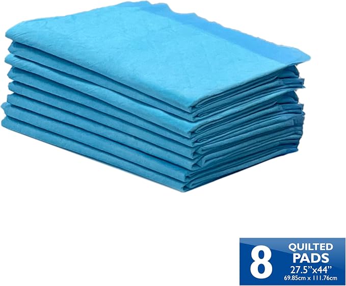 Four Paws Wee-Wee Superior Performance Pee Pads for Dogs with Runoff Barrier Edge Guard Protection, Puppy & Dog Potty Training Pads, Housebreaking Supplies, 27.5" x 44" (8 Count)