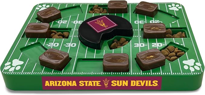 Pets First NCAA Arizona State Sun Devils Puzzle Toy, Puzzle Treat Dog Toy, Interactive Dog Treat Toy, Dog Puzzle Feeding Slow Toy