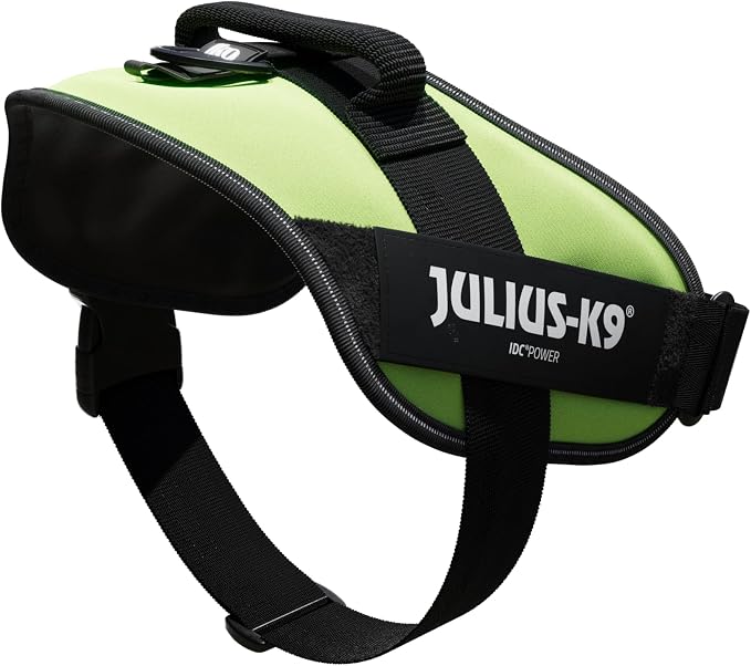 Julius-K9, 16IDC-NE-2, IDC Powerharness, Dog Harness, Size: 2, Neon Green