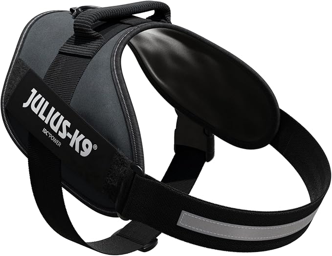 Julius-K9, 16IDC-ANT-2, IDC Powerharness, Dog Harness, Size: 2, Anthracite