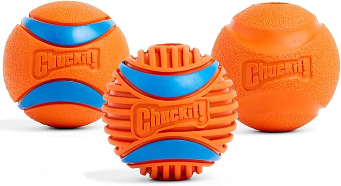 Chuckit! Dog Balls, Medium, 2.5in, Set of 3, Pack of 12
