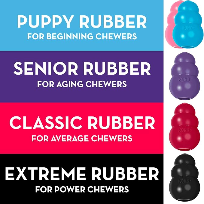 KONG Classic Toy and Easy Treat Peanut Butter Spray, 14 oz, XXL Dogs | Durable Stuffable Classic Toy Paired with No-Mess Peanut Butter Easy Treat for Hours of Fun & Enrichment