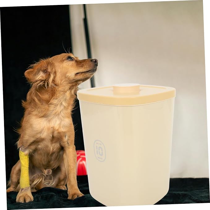 Vacuum Sealed Pet Food Storage Container Airtight Dog and Cat Food Bin for Grains Nuts and Treats Capacity Design Versatile Waste Storage