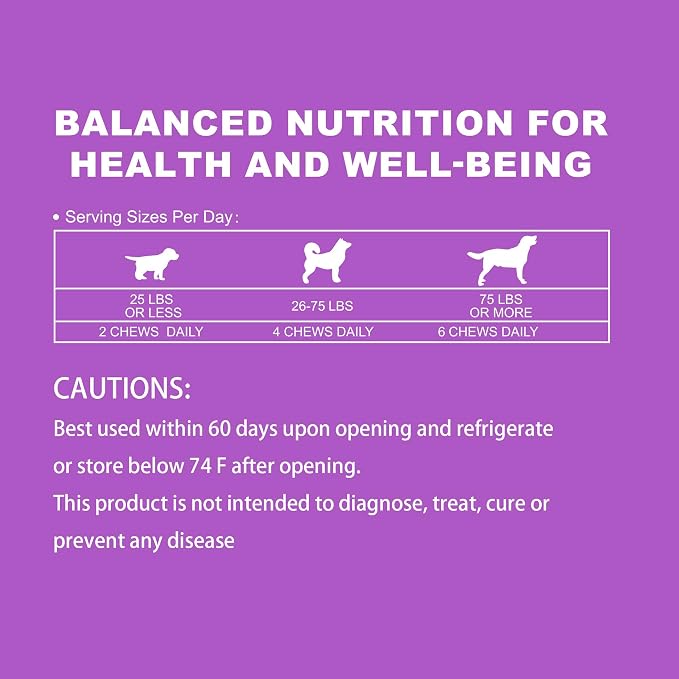 Probiotics for Dog 200 chews,Enzymes and Gut Support,Anti-Diarrhea,Promotes Digestive Health,Seasonal Allergies,Immune System,Probiotics with Papaya, Pumpkin, and Krill Oil- Vet Approved