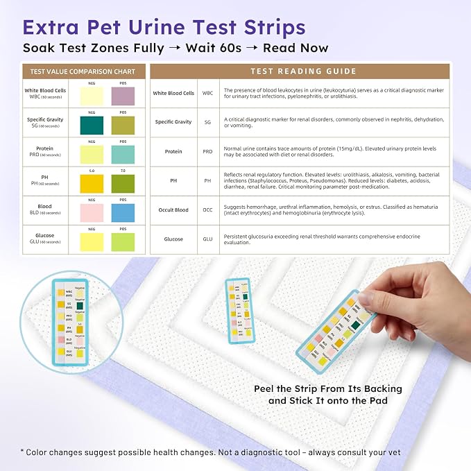 ZOMISIA 3D-Barrier Puppy Pee Pads for Dogs, 18 Cups Absorb & Rise Puffy Gel-Wall Leak-Proof, 30"x36" 40 Counts + 8 Pet Urine Test Strips, Super Absorbent Disposable Potty Training Pads
