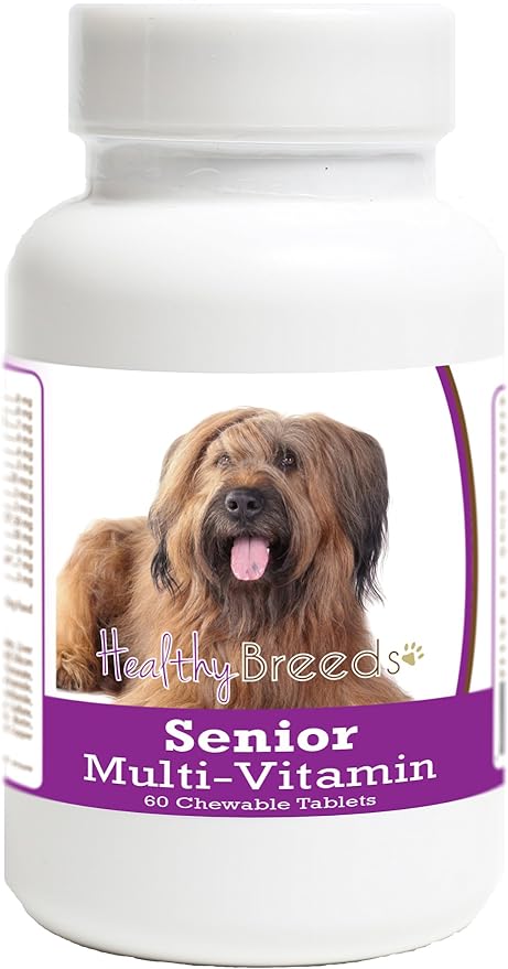 Healthy Breeds Briard Senior Dog Multivitamin Tablets 60 Count