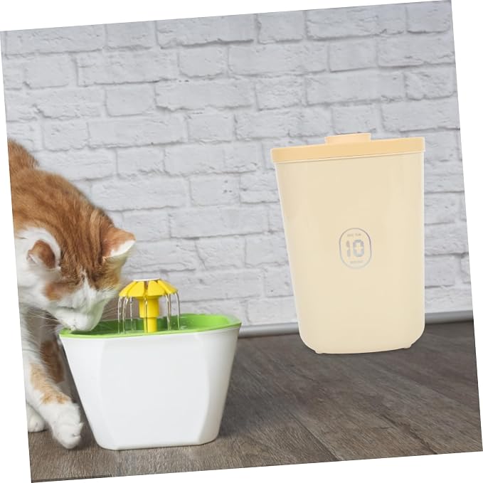 balacoo Grain Storage Barrel Pet Food Container Airtight Cat Food Bin Vacuum Sealed Bright Decorative
