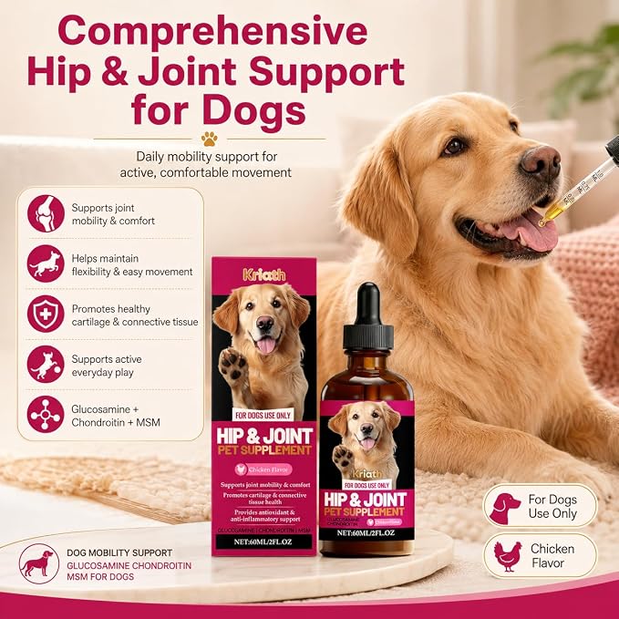 Liquid Hip and Joint Supplement for Dogs