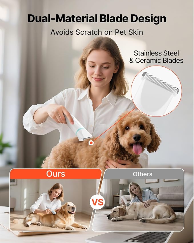 VEVOR 4-in-1 Dog Grooming Clippers Kit