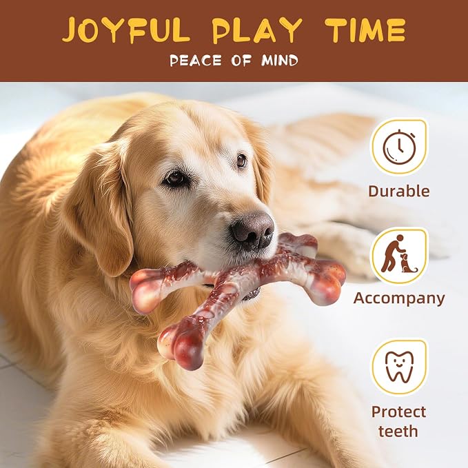Tough Dog Toys for Aggressive Chewers 3 Pack,Indestructible Dog Toy for Small/Medium/Large//Extra Large Dogs Dogs,120lbs Under