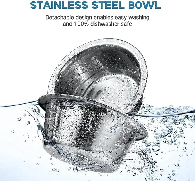All for Paws Elevated Dog Bowls, Stainless Steel Food & Water Bowls, Height Adjustable Raised Cat Feeder Mess Proof Pet Feeding Bowls for Small to Large Size Dogs
