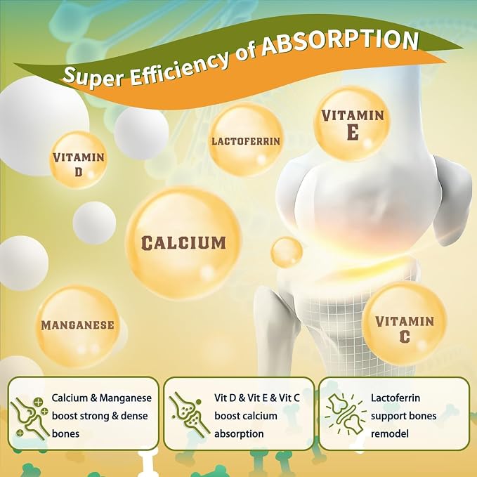 Glucosamine for Dogs, Hip and Joint Supplement for Dogs with Chicken Flavor, Anti Inflammatory, Dog's Chondroitin, Digestive Enzymes, Omega-3, Vitamin D, MSM, Calcium, Turmeric, 120 Freeze-Dried Chews