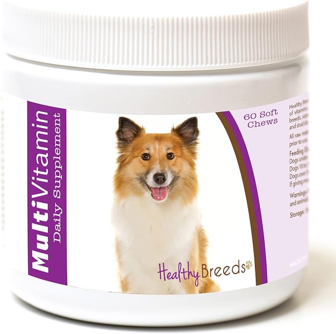 Healthy Breeds Icelandic Sheepdog Multi-Vitamin Soft Chews 60 Count (1127-ices-001)