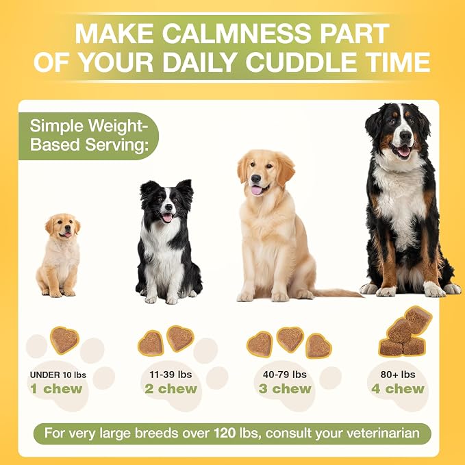 Calming Chews for Dogs, 180 Chews