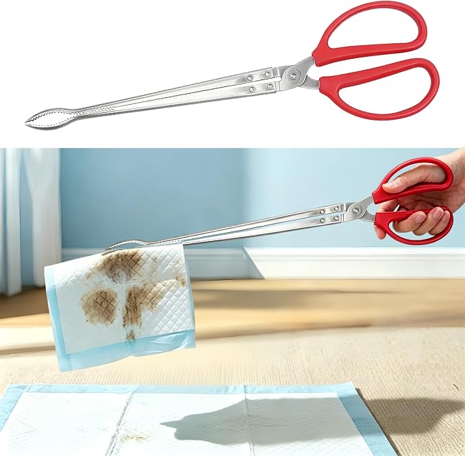 Puppy Pads Replace Pliers - Extra Large Pee Training Pads for Dogs Pick Up Clamp No Need to Touch Directly with Hands, Disposable Wee Wee Mats for Pet Replacement Accessories Tool (Clean)
