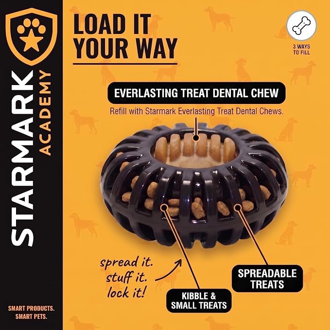 Starmark Everlasting Treat Wheeler Dog Toy Large