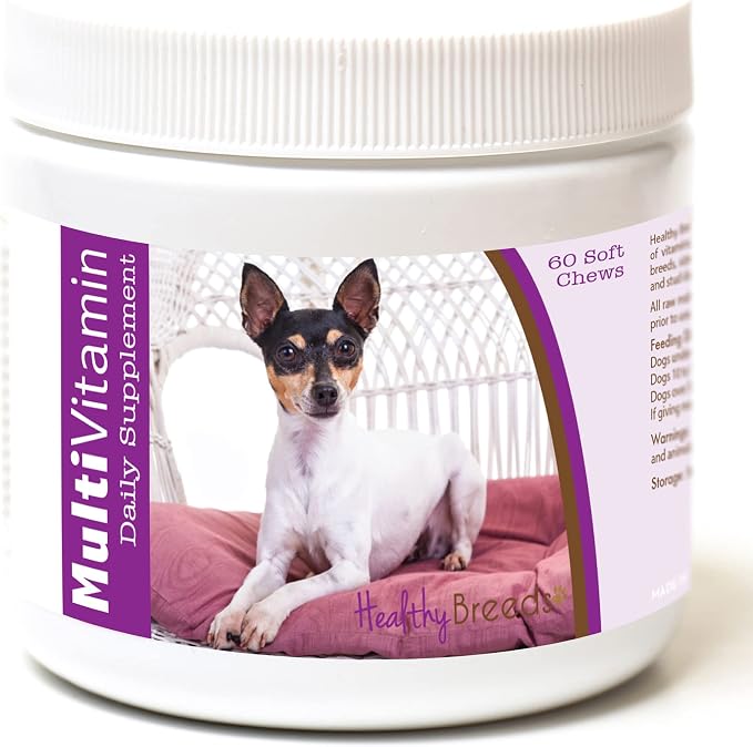 Healthy Breeds Toy Fox Terrier Multi-Vitamin Soft Chews 60 Count (1127-tfox-001)