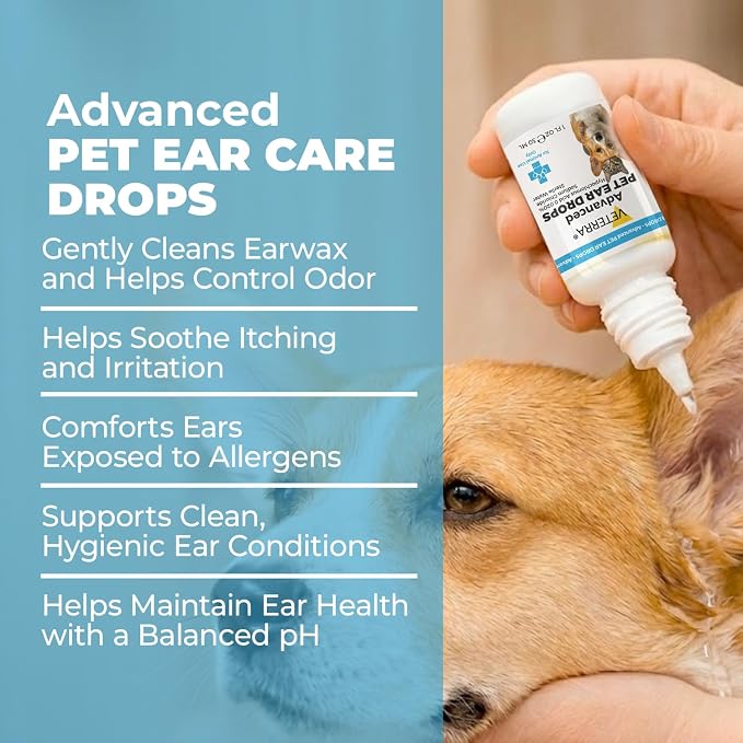Dog and Cat Ear Cleaning Solution, 1oz