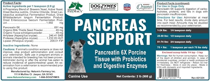 Dogzymes Pancreas Support (5 Pound)
