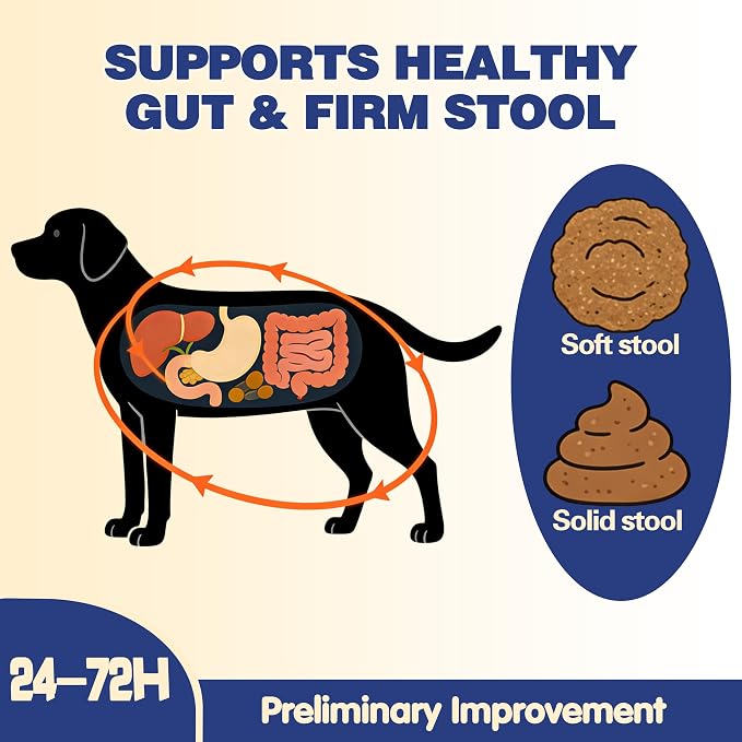 Probiotics for Dogs, Reduce Diarrhea, Gas - 60 Probiotic Chews for Dogs