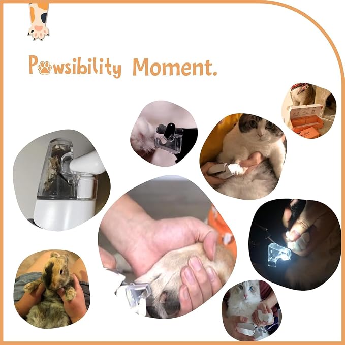 Pawsibility Reinvented Pet Nail Clippers with LED Light