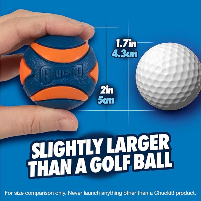 Chuckit! Fetch Pack Dog Balls, Small, 2in, 3-Pack
